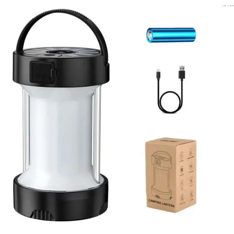 Op zonne-energie oplaadbare campinglantaarn
